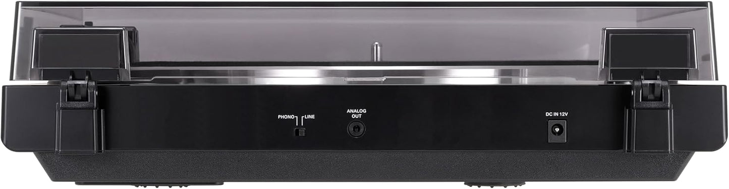 AT-LP60X-BK Fully Automatic Belt-Drive Stereo Turntable, Black, Hi-Fidelity, Plays 33 -1/3 and 45 RPM Vinyl Records, Dust Cover, Anti-Resonance, Die-Cast Aluminum Platter