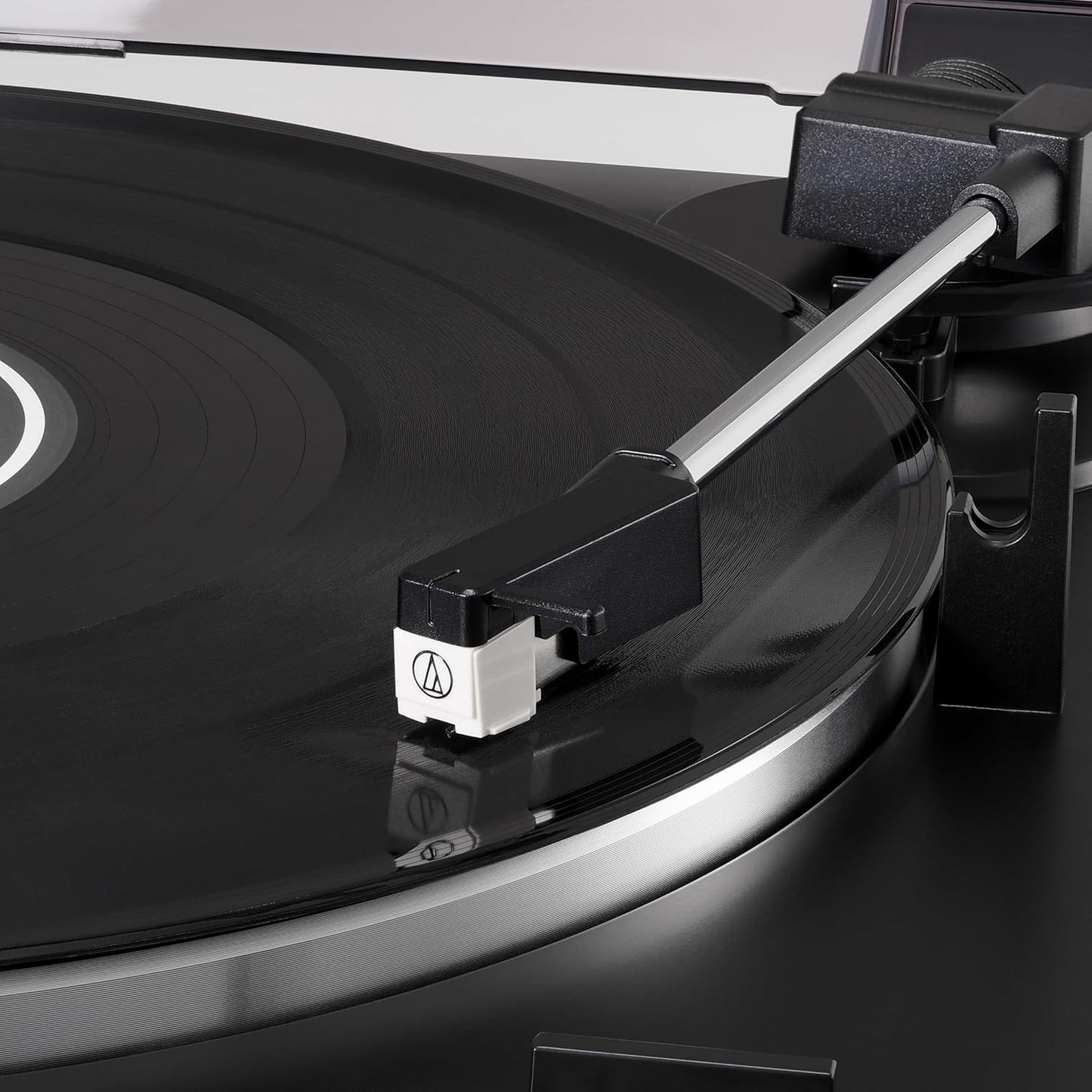 AT-LP60X-BK Fully Automatic Belt-Drive Stereo Turntable, Black, Hi-Fidelity, Plays 33 -1/3 and 45 RPM Vinyl Records, Dust Cover, Anti-Resonance, Die-Cast Aluminum Platter