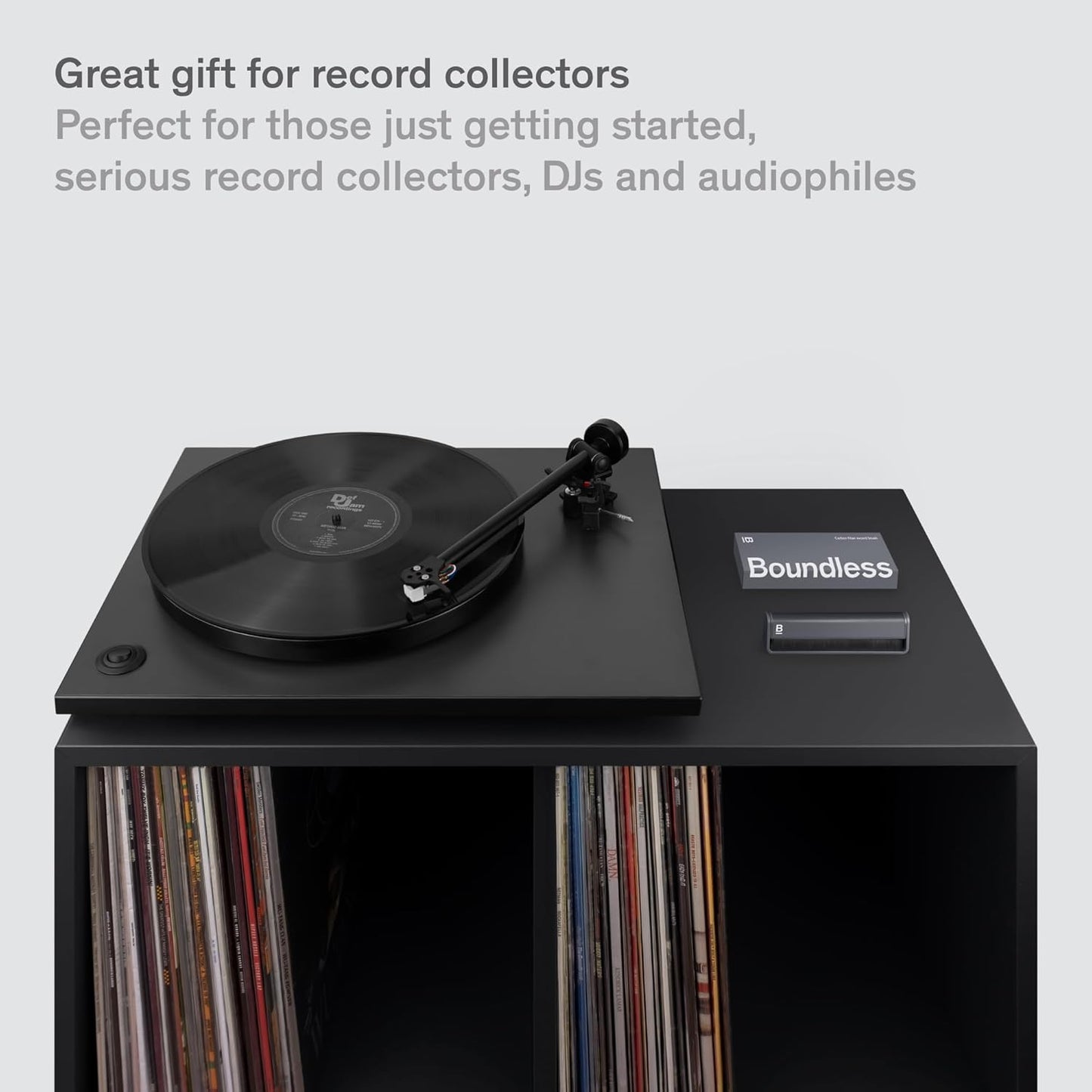 Record Cleaner Brush - Carbon Fiber Anti-Static Vinyl Brush - Record Player Accessories for Vinyl Cleaning