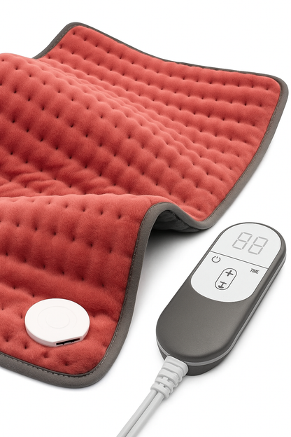 Heating Pad for Back, Neck, Shoulder, Cramps and Leg Pain Relief, Heat Pads Christmas Gifts for Women, Men, Mom, Dad, Auto-Off,Machine Washable,Moist Dry Heat Options,Extra Large 12"X24"