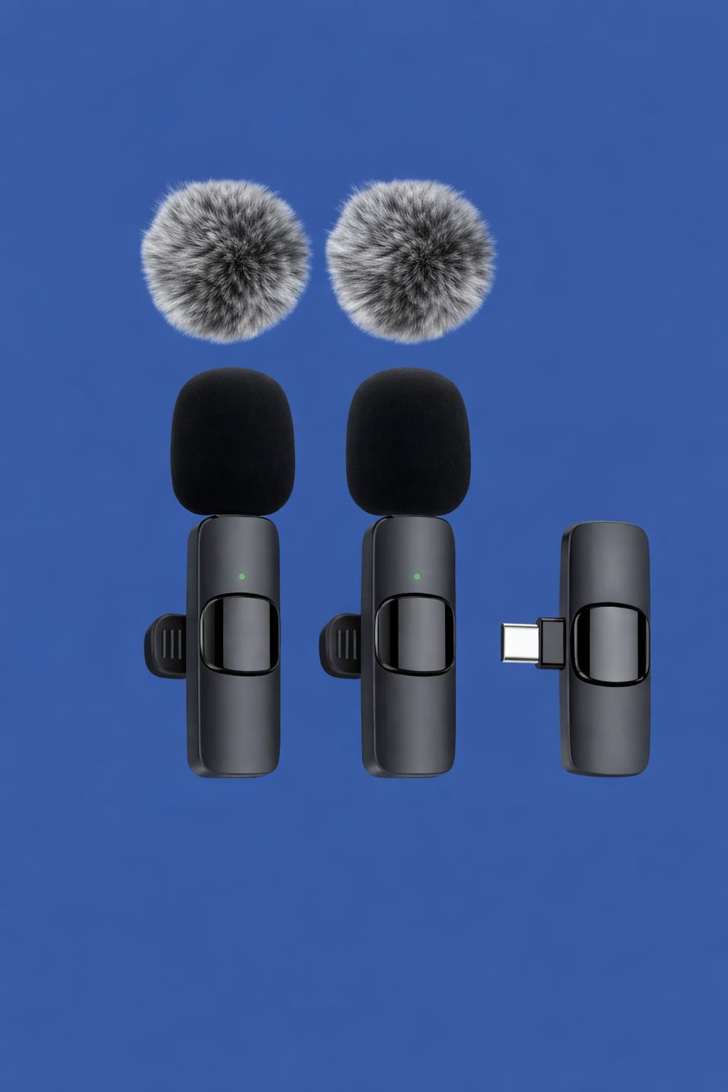 ProClip™ Wireless Lavalier Mic (2-Pack) – Studio-Quality Sound for iPhone & Android Creators