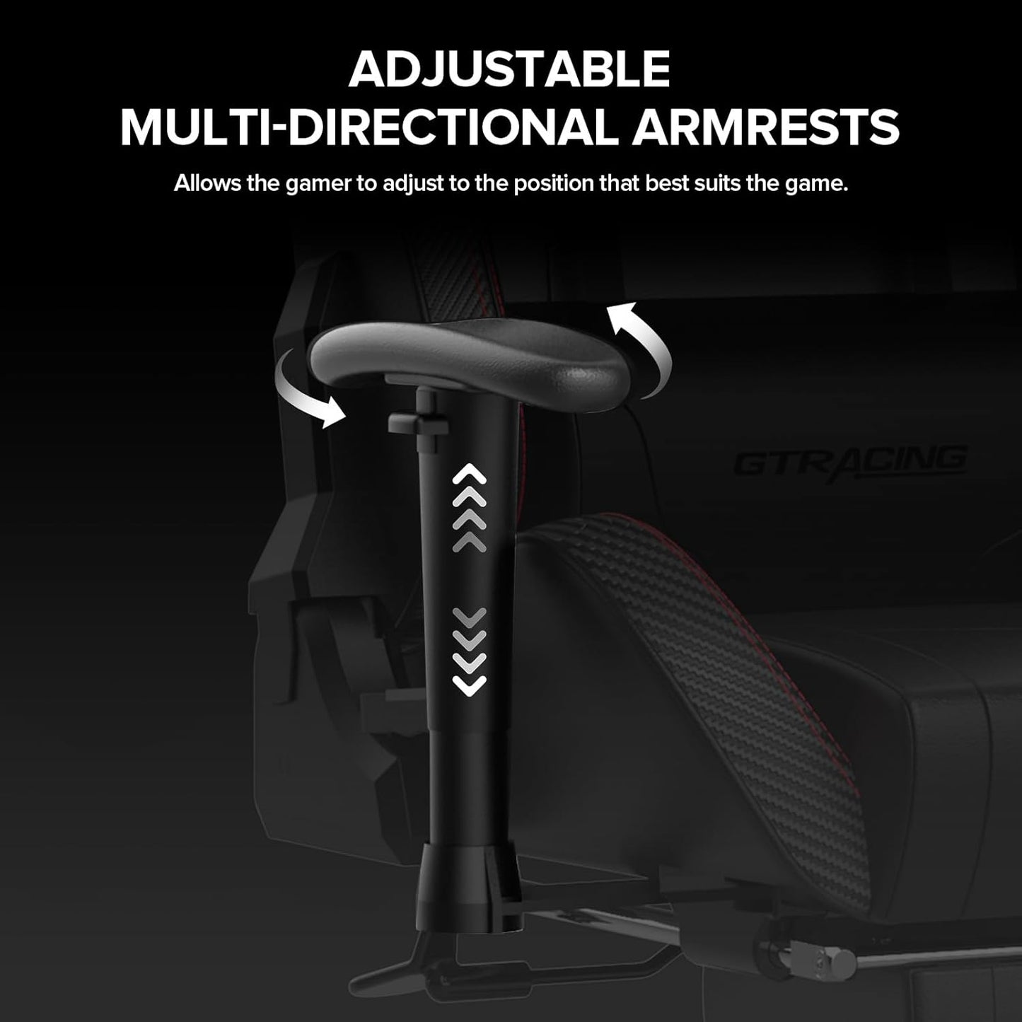 Gaming Chair with Footrest Speakers Video Game Chair Bluetooth Music Heavy Duty Ergonomic Computer Office Desk Chair