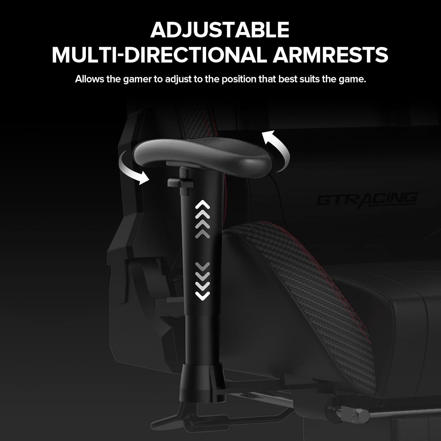 Gaming Chair with Footrest Speakers Video Game Chair Bluetooth Music Heavy Duty Ergonomic Computer Office Desk Chair