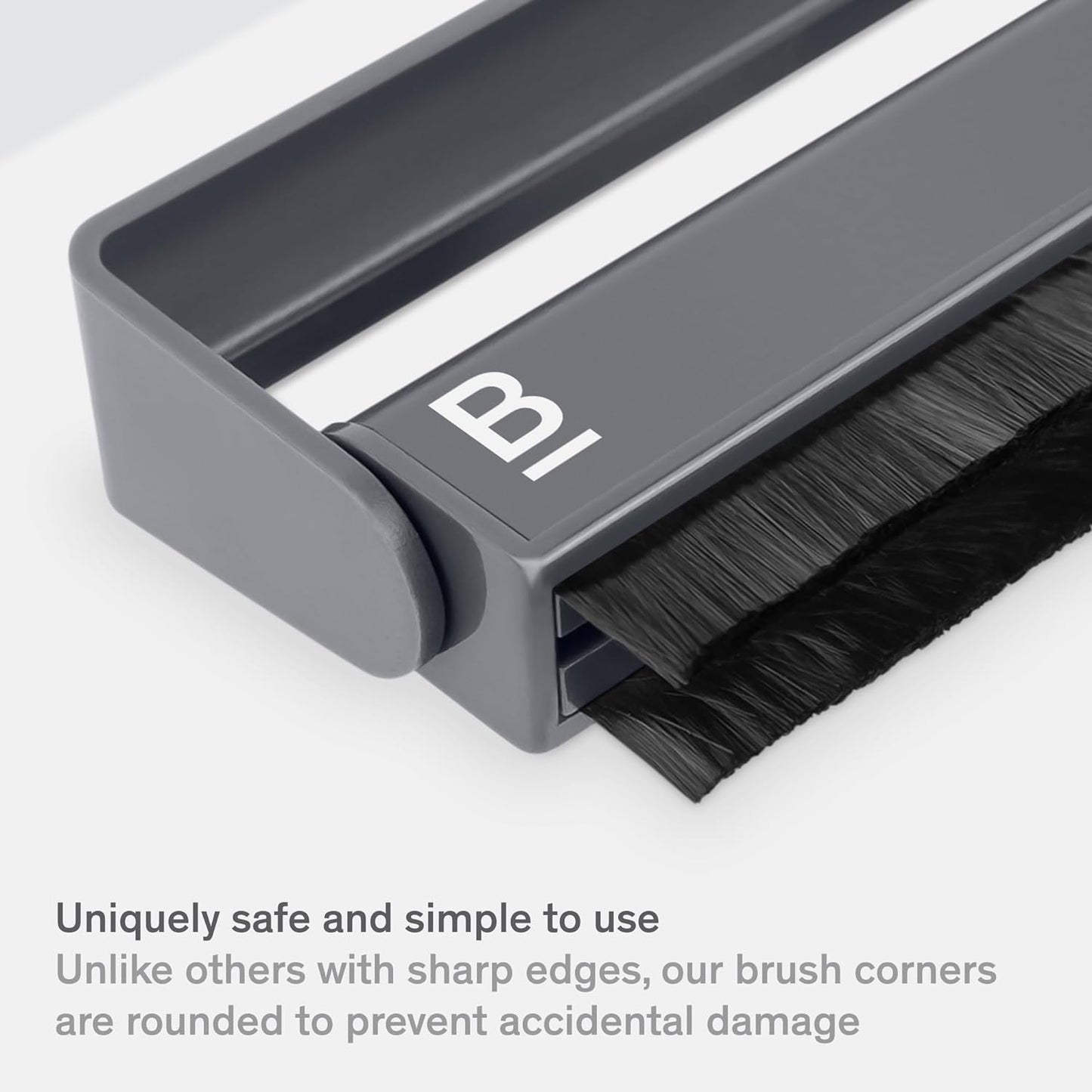 Record Cleaner Brush - Carbon Fiber Anti-Static Vinyl Brush - Record Player Accessories for Vinyl Cleaning