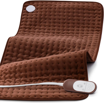 Heating Pad for Back, Neck, Shoulder, Cramps and Leg Pain Relief, Heat Pads Christmas Gifts for Women, Men, Mom, Dad, Auto-Off,Machine Washable,Moist Dry Heat Options,Extra Large 12"X24"