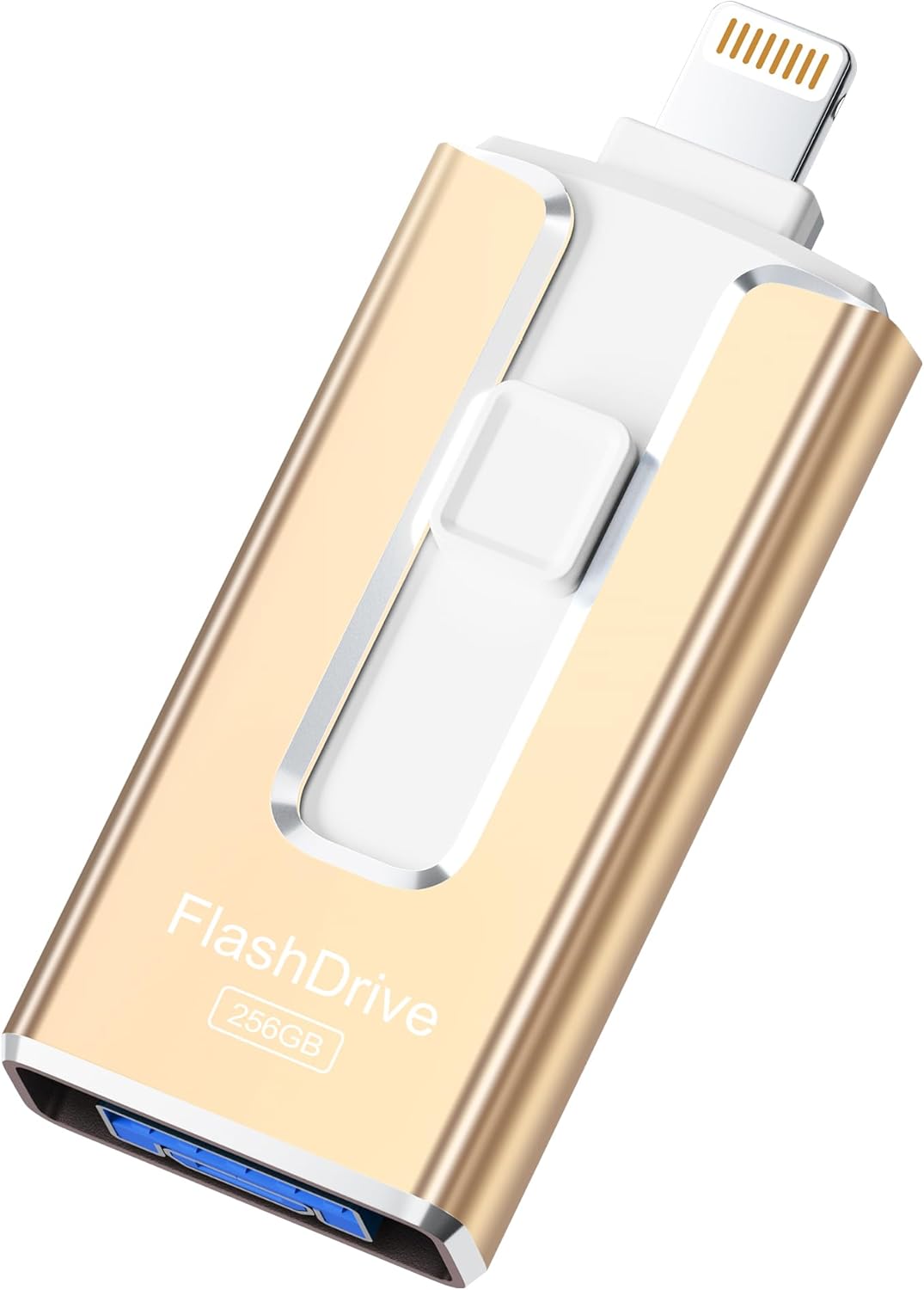 Mfi Certified 256GB Flash Drive for Iphone Ipad, Photo Stick for External Memory Storage, Easily Back up and save Photos, USB Memory Stick Thumb Drive for Iphone/Ipad/Android/Pc (Light Pink, 256GB)