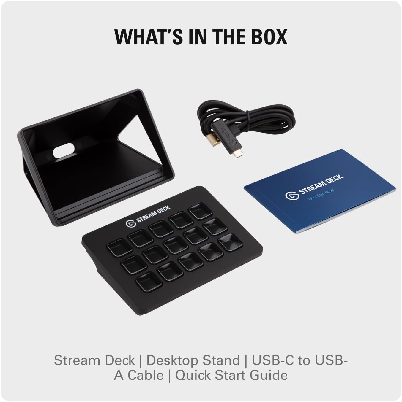 Stream Deck MK.2 – Studio Controller, 15 Macro Keys, Trigger Actions in Apps and Software like OBS, Twitch, ​Youtube and More, Works with Mac and PC
