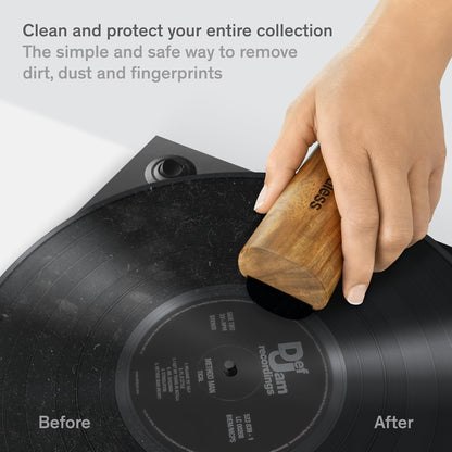 Vinyl Record Cleaning Kit - 8-In-1 Vinyl Cleaner Kit Includes Carbon Fiber & Velvet Record Brushes, Stylus Brush, Cleaning Solution, Microfiber Cloths & Metal Case