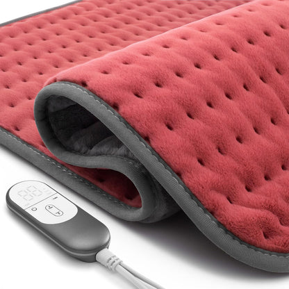 Heating Pad for Back, Neck, Shoulder, Cramps and Leg Pain Relief, Heat Pads Christmas Gifts for Women, Men, Mom, Dad, Auto-Off,Machine Washable,Moist Dry Heat Options,Extra Large 12"X24"