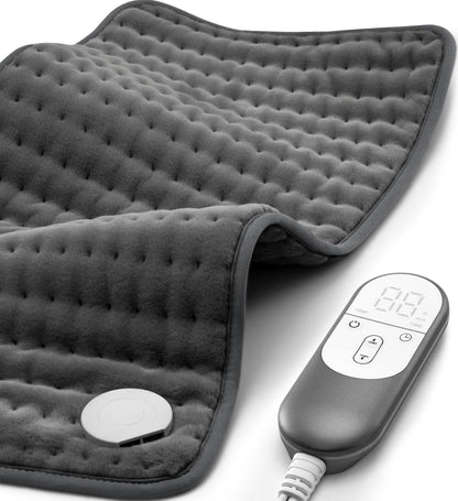 Heating Pad for Back, Neck, Shoulder, Cramps and Leg Pain Relief, Heat Pads Christmas Gifts for Women, Men, Mom, Dad, Auto-Off,Machine Washable,Moist Dry Heat Options,Extra Large 12"X24"