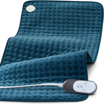Heating Pad for Back, Neck, Shoulder, Cramps and Leg Pain Relief, Heat Pads Christmas Gifts for Women, Men, Mom, Dad, Auto-Off,Machine Washable,Moist Dry Heat Options,Extra Large 12"X24"